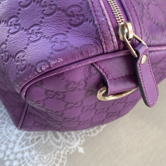 Gucci purple leather speedy. - Picture 5 of 16